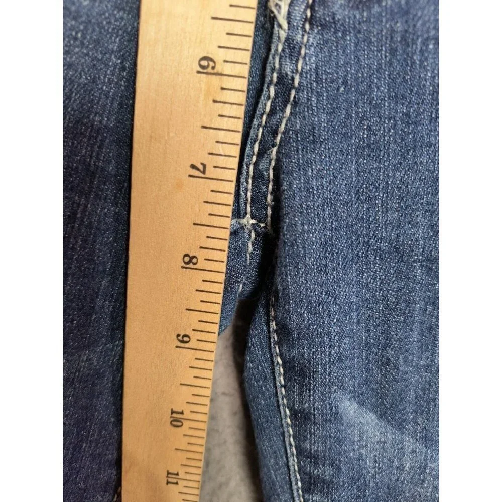 Miss Chic USA Bling Skinny Stretch‎ Flap Pocket Jeans Womens Juniors 5 Waist 29